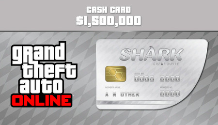 Grand Theft Auto Online: Great White Shark Cash Card background