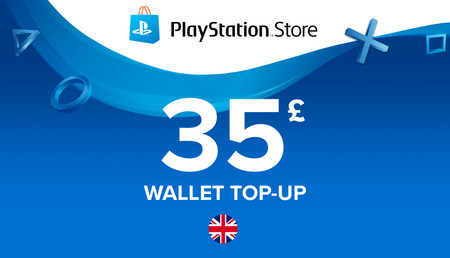 PlayStation Network Card 35£ background