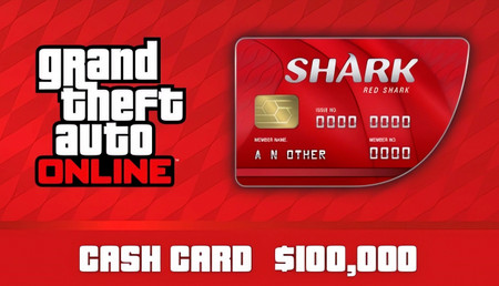 Grand Theft Auto Online: Red Shark Cash Card background