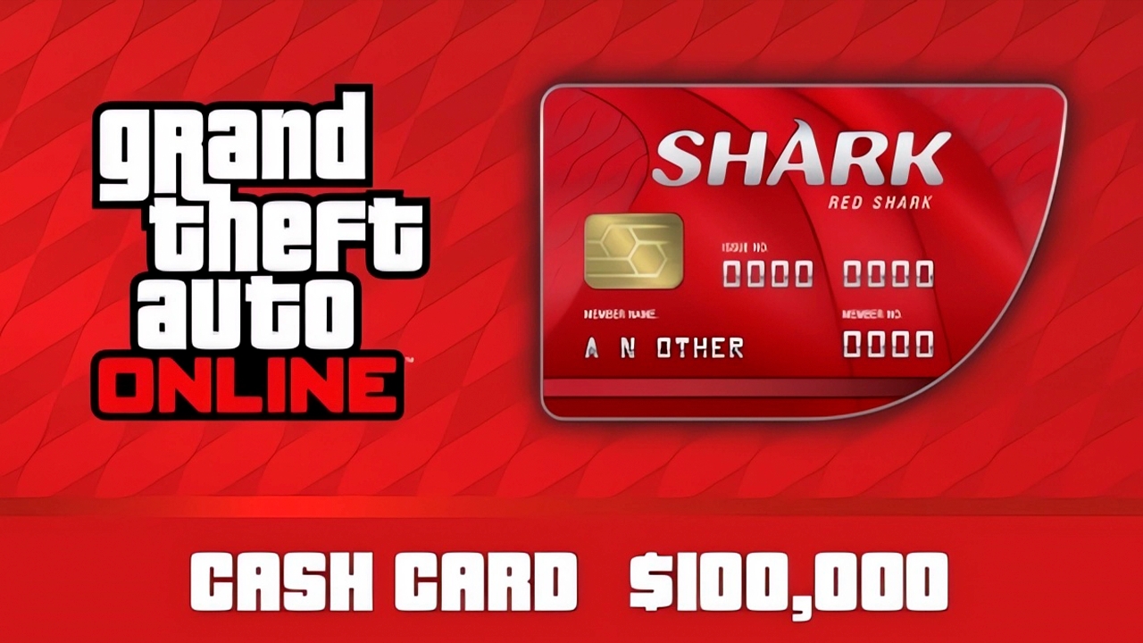 Buy Grand Theft Auto Online Red Shark Cash Card Rockstar - youtube code dans roblox le jeux battle tower