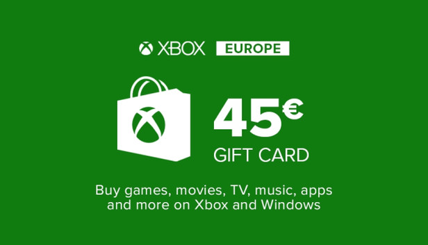 Xbox Gift Card 45€ (área euro)