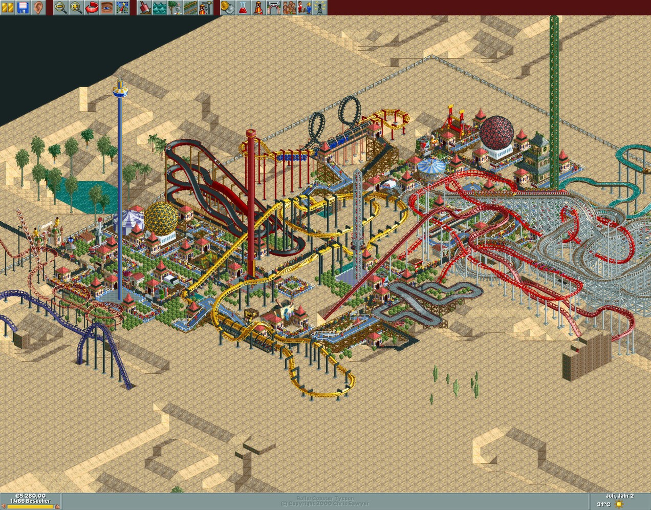 code roller coaster tycoon 1