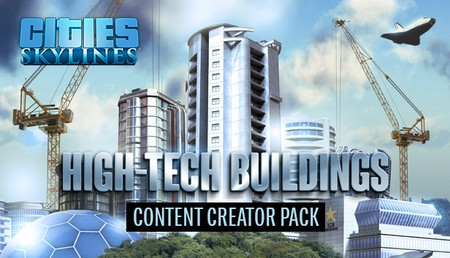 Cities: Skylines - Content Creator Pack: High-Tech Buildings background