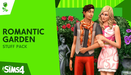 The Sims 4: Romantic Garden Stuff background