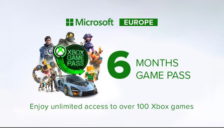 Xbox Game Pass 6 Months Xbox background