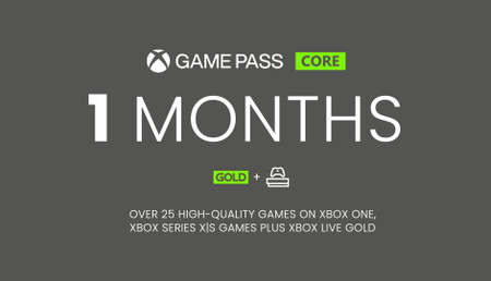 Xbox Live Gold 1 Month Membership background