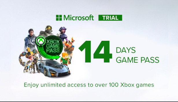Xbox Game Pass Prova de 14 dias Xbox (Only New Accounts) Xbox Game Pass Prova de 14 dias Xbox (Only New Accounts)