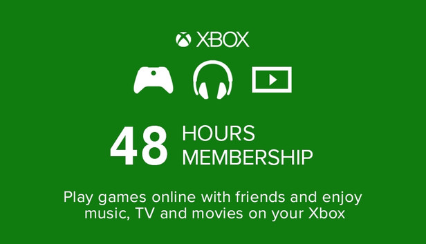 Abonnement Xbox Live Gold 48h (uniquement les nouveaux comptes) Abonnement Xbox Live Gold 48h (uniquement les nouveaux comptes)