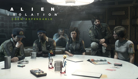 Alien: Isolation - Crew Expandable background