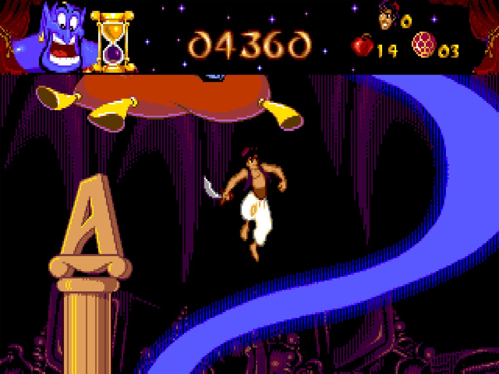 aladdin sega genesis passwords