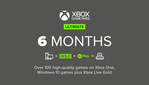 Xbox Game Pass Ultimate 6 Months Xbox Game Pass Ultimate 6 Months