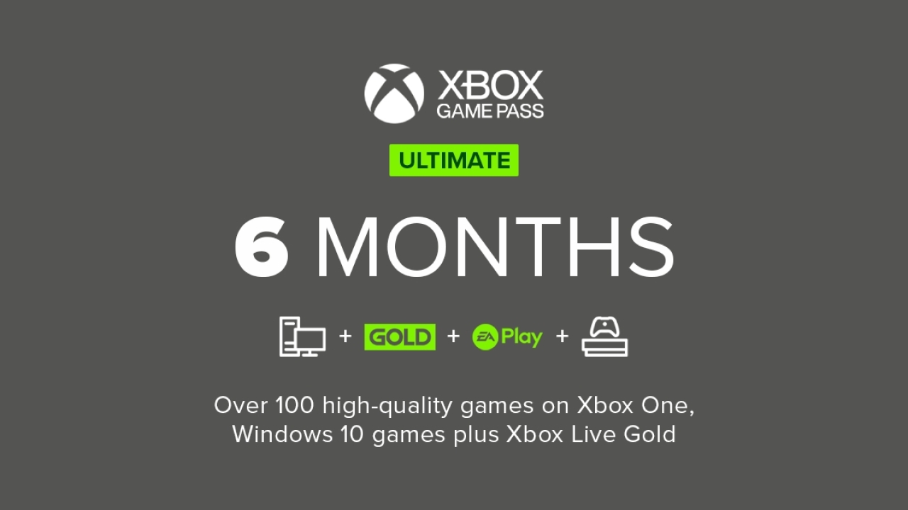 6 month xbox game pass ultimate