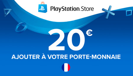 PlayStation Network Card 20€ background