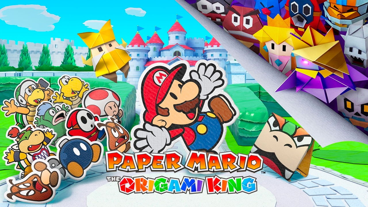 is paper mario origami king out