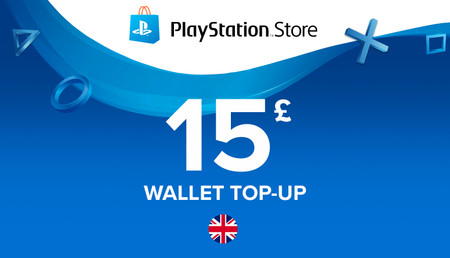 PlayStation Network Card 15£ background