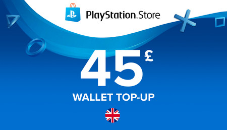PlayStation Network Card 45£ background