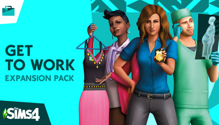 The Sims 4: Get to Work! background