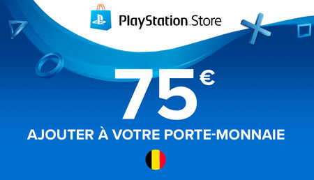 PlayStation Network Card 75€ background