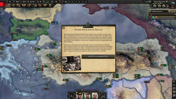 Hearts of Iron IV: Battle for the Bosporus screenshot 1
