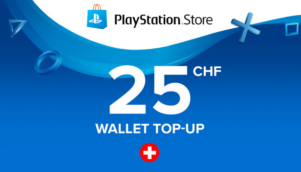 PlayStation Store Guthaben-Aufstockung 25CHF