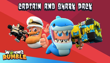 Worms Rumble - Captain & Shark Double Pack Worms Rumble - Captain & Shark Double Pack