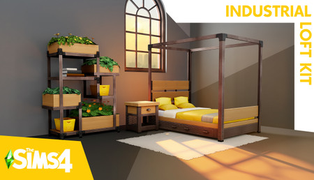 Os Sims 4 Industrial Loft Kit
