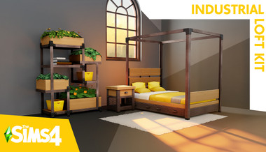 The Sims 4 Industrial Loft Kit The Sims 4 Industrial Loft Kit