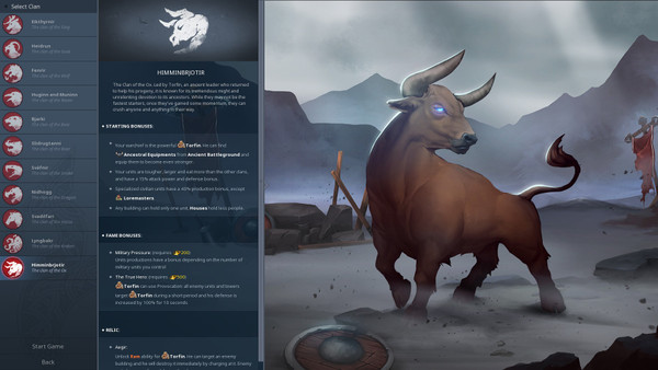 Northgard - Himminbrjotir, Clan of the Ox screenshot 1